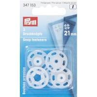 Bottoni a pressione in plastica da 2,1 cm - Prym - 3 pz.