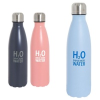Bottiglia H2O da 500 ml in acciaio inox - DCasa - 1 pz.