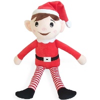 Peluche di Elfo rosso e bianco di 40 cm