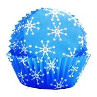 Mini capsule per cupcake a fiocco di neve - PME - 100 pz.