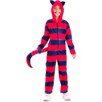 Costume da bambino del Gatto del Cheshire di Alice