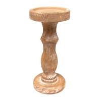 Portacandele in legno 32 cm - DCasa