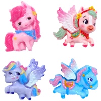 Figure per roscón - Unicorni volanti 2,8 cm - Dekora - 50 pezzi