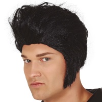 Parrucca nera del Re del Rock