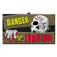 Poster Danger Zombi da 46,5 x 27 cm