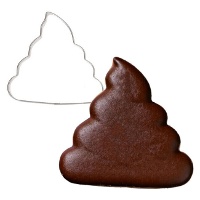 Tagliabiscotti a forma di cacca da 6,5 cm - Wilton