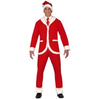 Costume Babbo Natale con vestito da uomo