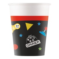 Bicchieri per videogiochi 200 ml - 8 pz.