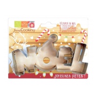 Tagliapasta lettere Noel 14,5 x 6 x 2,5 cm - Scrapcooking