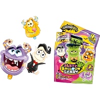 Bustine di caramelle effervescenti + 2 palloncini per Halloween