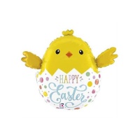 Palloncino Happy Easter Chick 61 x 53 cm - Grabo