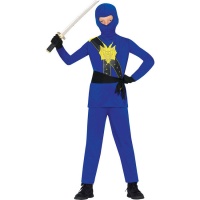 Costume da guerriero ninja blu per bambini