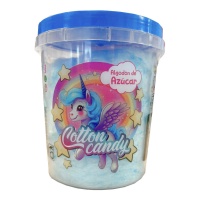 Zucchero filato di unicorno blu magico da 40 gr - 1 unità