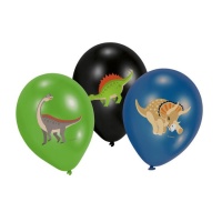 Palloncini in lattice Dinosauri Preistorici da 27,5 cm - Amscan - 6 unità