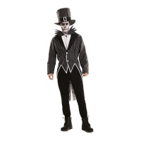 Costume elegante scheletro da uomo