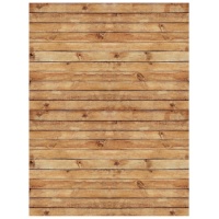 Murale decorativo motivo legno - 1,82 x 1,37 m