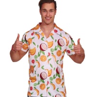 Camicia frutta hawaiana da uomo