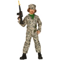 Costume militare con berretto per bambini