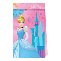 Buste di carta delle principesse Disney Cenerentola e Rapunzel - 4 pezzi