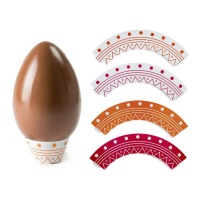 Base per uova di cioccolato da 130 a 250 g - Decora - 16 unità