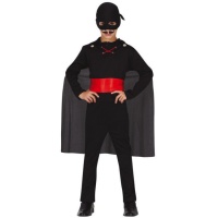 Costume da bandito nero per bambini