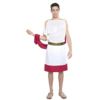 Costume romano rosso per uomo