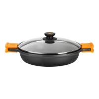 Padella di 28 x 6,3 cm Efficient con coperchio - Bra