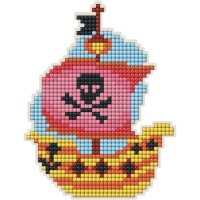 Magnete per nave pirata con pittura a diamante - Collezione D art