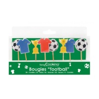 Candele da calcio - Scrapcooking - 8 pz.