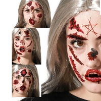 Tatuaggi temporanei di ferite sanguinanti - 1 unità