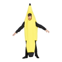 Costume da banana gialla per bambini