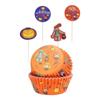 Capsule per cupcake con picking Troll in the dungeon - 24 pz.