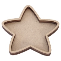 Scuotitore in legno Star 13,5 x 13,5 cm - Artis decor