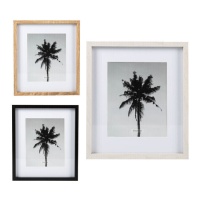 Cornice per foto di palme in bianco e nero per foto 20 x 25 cm - DCasa