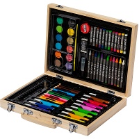 Astuccio da colorare in legno - 68 pezzi