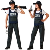 Costume da polizia urbana casual per bambini
