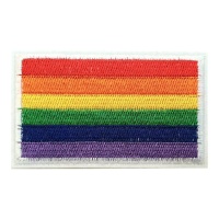 Patch rettangolare arcobaleno