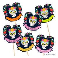 Topper Dia de Los Muertos - 12 unità