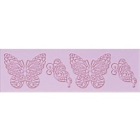 Stampo rettangolare per farfalle in silicone 19,3 x 6 cm - Artis decor
