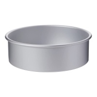 Stampo rotondo in alluminio da 33 x 33 x 7,6 cm - PME