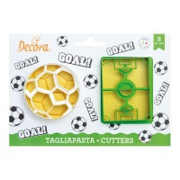 Taglierini per il calcio - Decorare - 2 unità