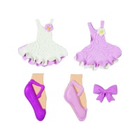 Decorazioni di zucchero ballerina - Decora - 5 unità