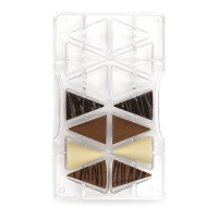 Stampo medio per coni di cioccolato 20 x 12 cm - Decorare - 14 cavità