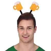 Fascia con boccali di birra