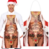 Grembiule di Babbo Natale impertinente