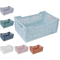 Cesta pieghevole grande di 24,5 x 18 x 10,8 cm - 1 unità