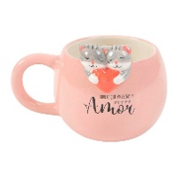 Tazza da 400 ml di gatti innamorati