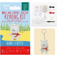 Kit Portachiavi Amigurumi - Hank the Hippo - Anchor