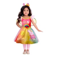 Costume Peppa Pig Rainbow infantile