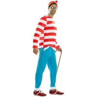 Costume da viaggiatore con berretto per uomo